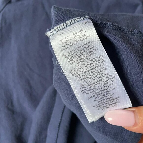 Navy Polo Tee - Picture 7 of 7